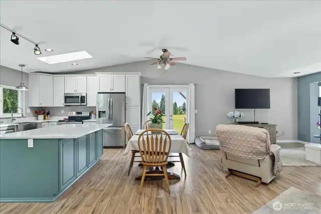 New Kitchen open to living space