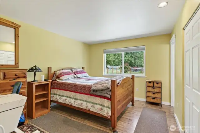Primary Bedroom with 3/4 ensuite bathroom.