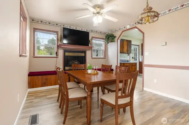 Virtually Staged Dining Room