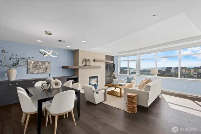 Living and dining and views!