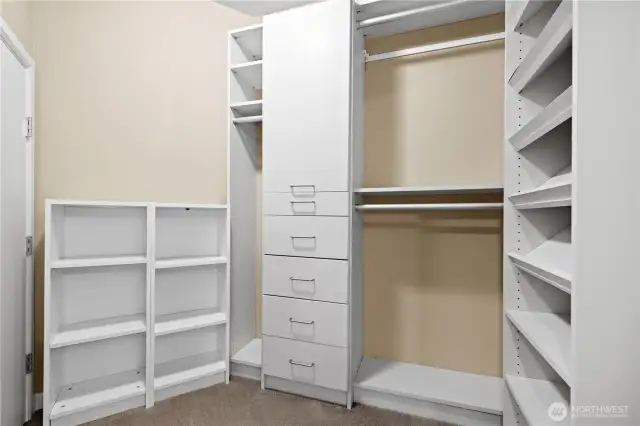 Walk-in closet.