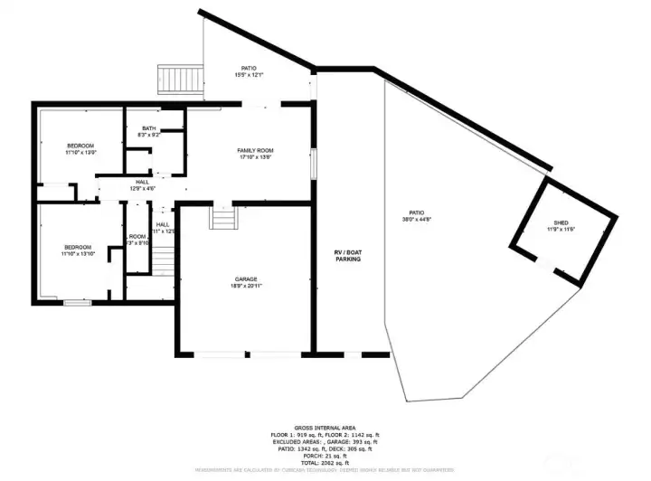 Lower floor plan