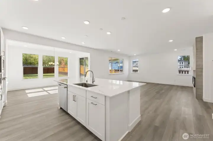 Photos are of the actual home.