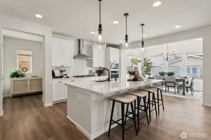Photos are of the model home. Colors & finishes may vary.