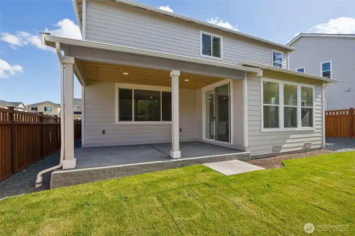 Photos are of the actual home.
