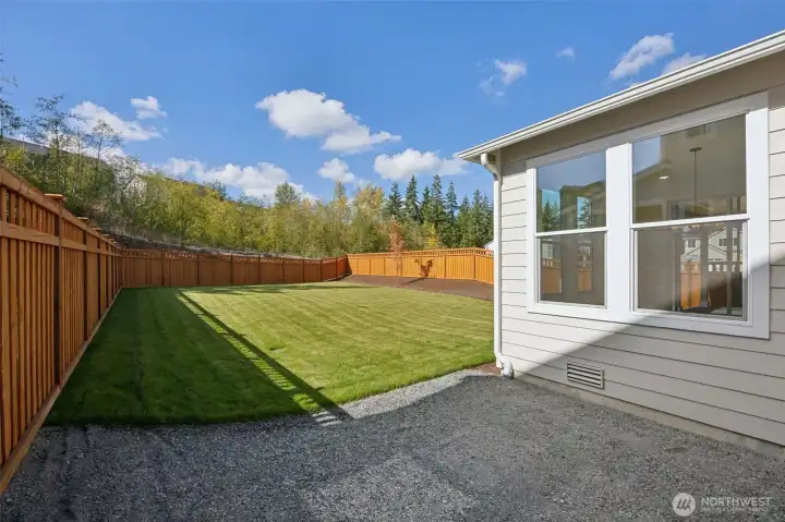 Photos are of the actual home.