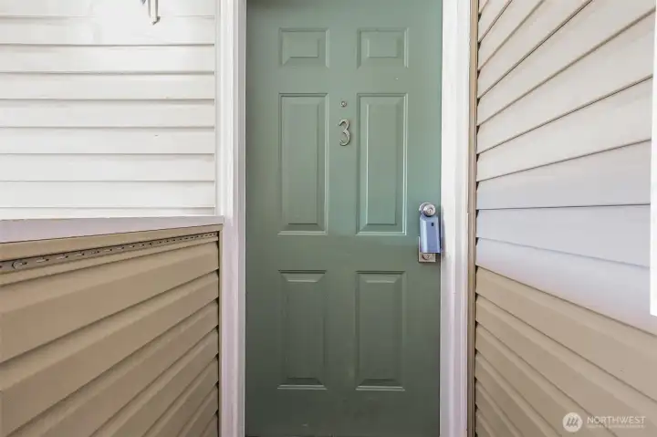 There is easy access directly form the outside into your unit.