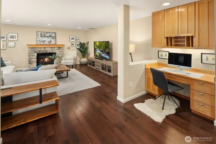 Great workspace to stay organized or homework station.