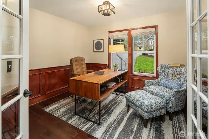 Main floor office.