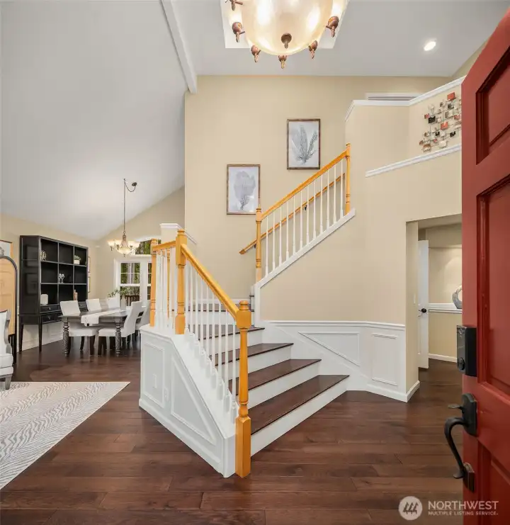 Upstairs, you’ll find three spacious bedrooms and a recreation room.
