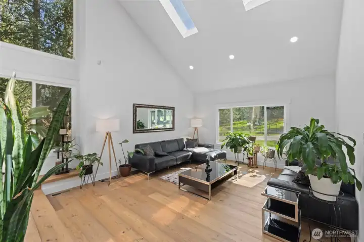 Living room with lots of natural light