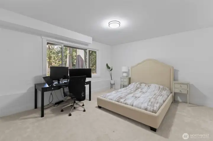 5th bedroom in basement