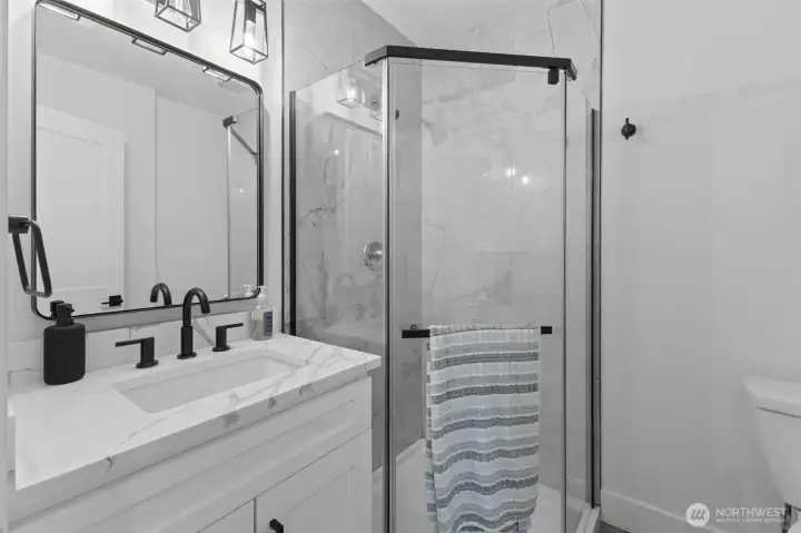 3/4 Bath in basement