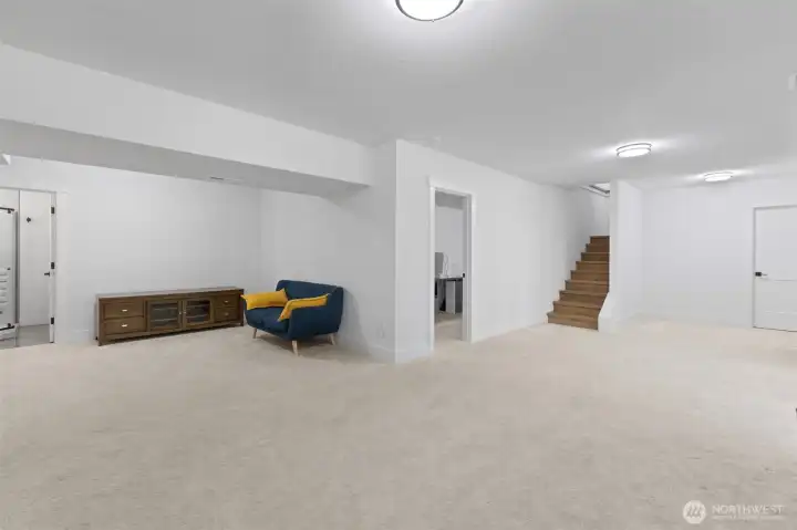 Full finished walk-out basement