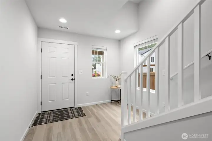 Another view of the front door/entry