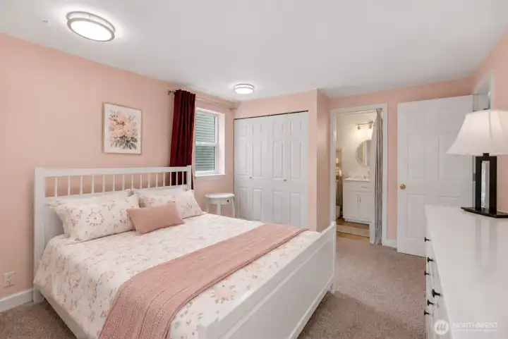 Spacious Primary Bedroom with Bathroom.