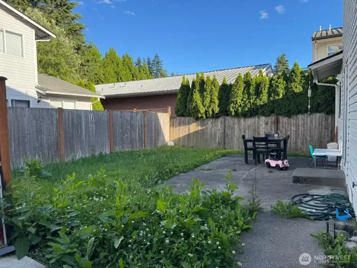 Unit A - Private yard space