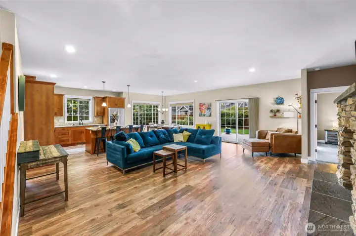 Bright and spacious open floor plan