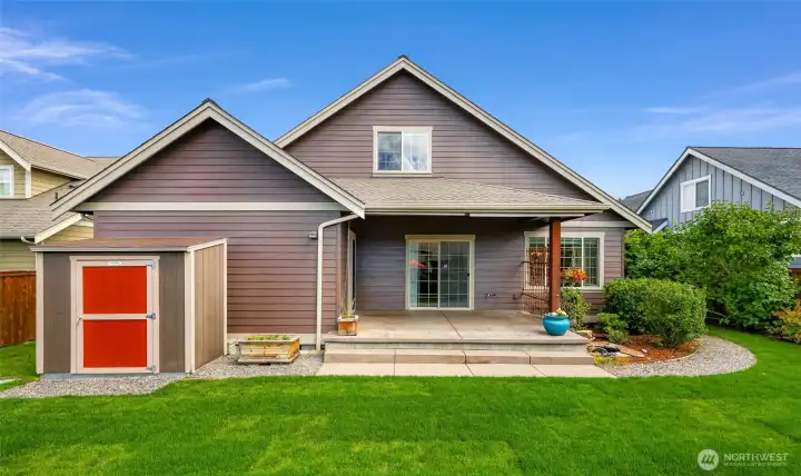 Outdoor storage for easy access to gardening tools or backyard games....