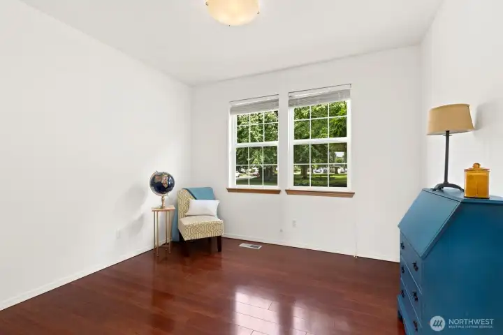 Main level or flex room.