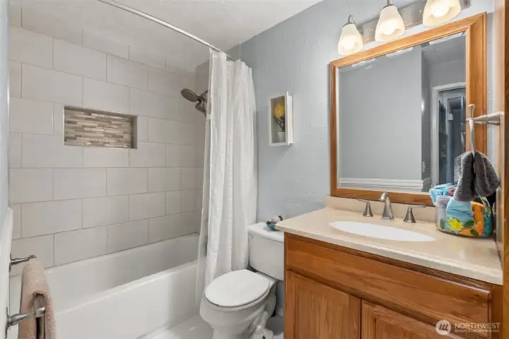 Guest bathroom upstairs