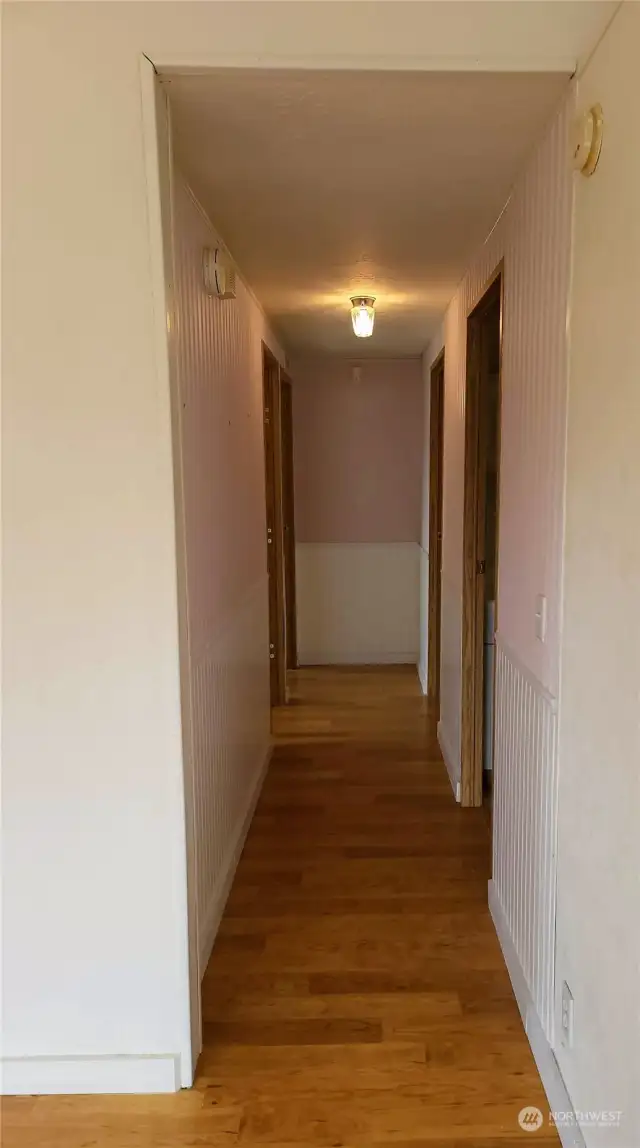 Hallway to Bedrooms and Bathrooms