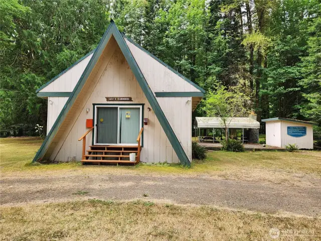 Community gathering area on the Dosewallips River