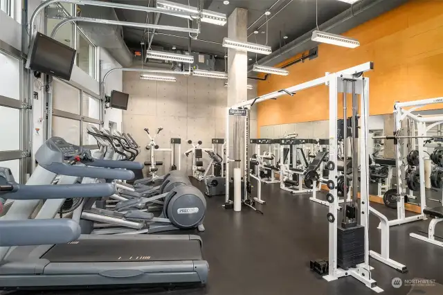 Calling all gym enthusiasts! This condo was tailor-made for you. Prepare to be impressed by the fully equipped gym space.