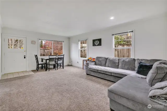 Living Room & Front Door