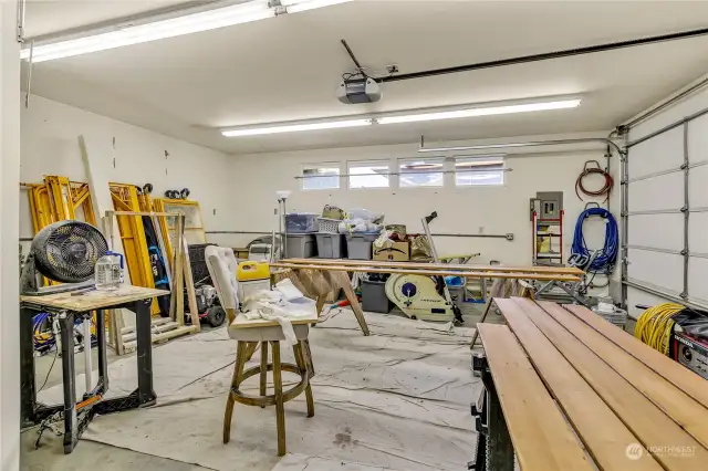 Interior of woodshop