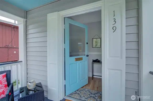 Rare and coveted large entry.
