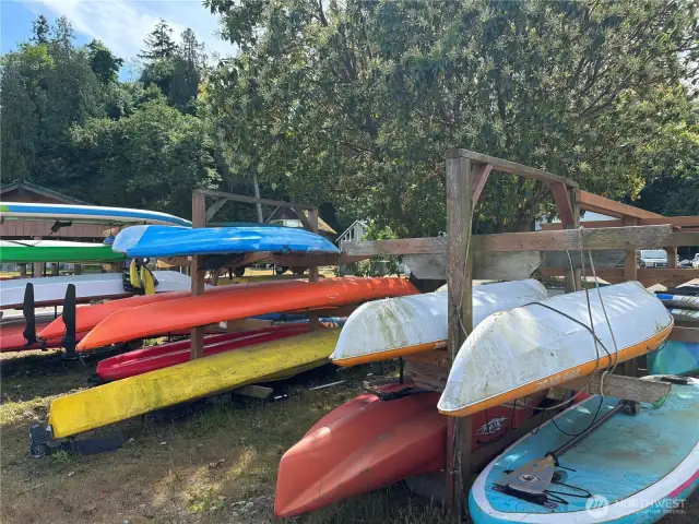 Canoe storage