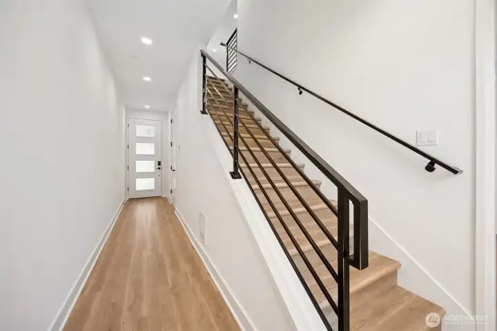 Entry of actual home