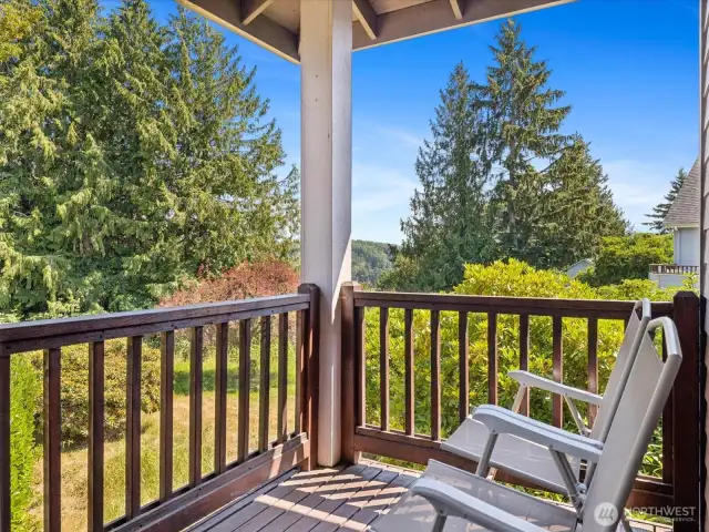 Balcony off of primary bedroom.