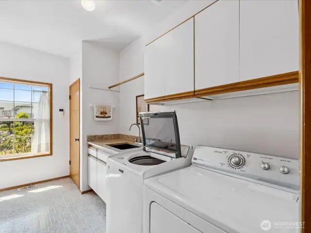Laundry room.