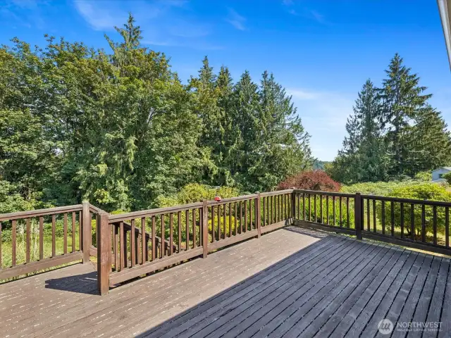 Enjoy peace and quite on your lovely deck.