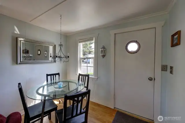 Dining room and main entrance