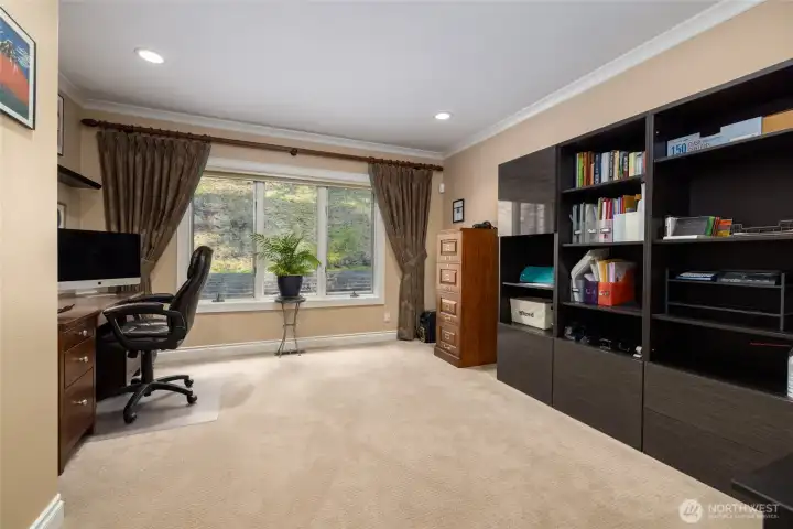 Office is located on the main floor.