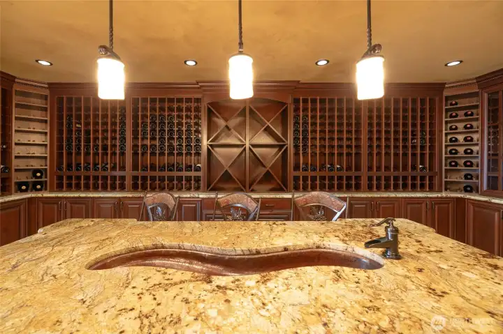 Wine cellar and tasting room