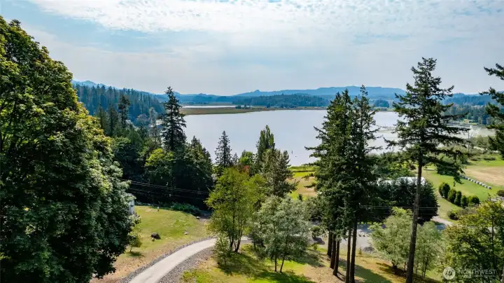 View of the lake