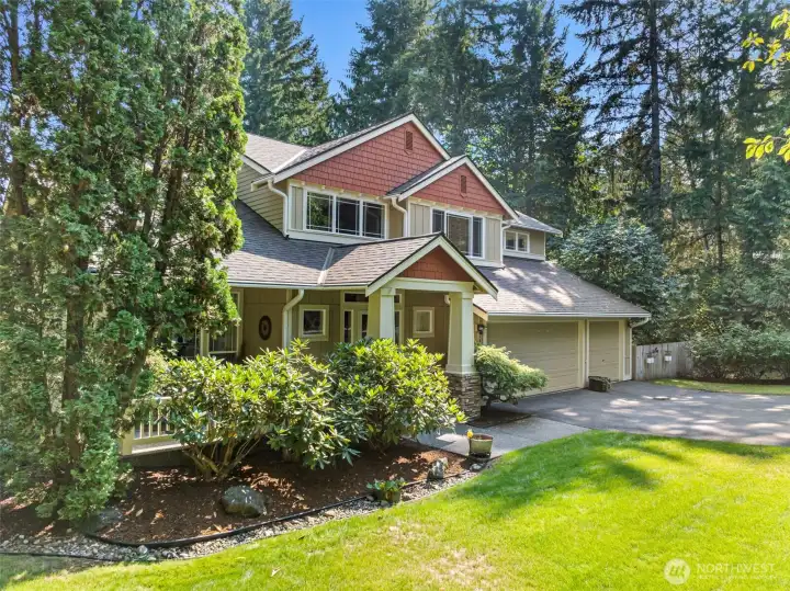 Front of house from yard