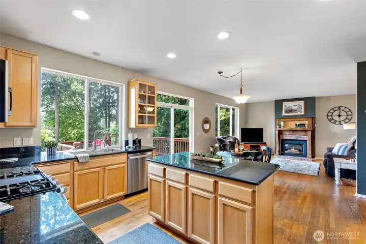 From Dining Room Looking Into Kitchen