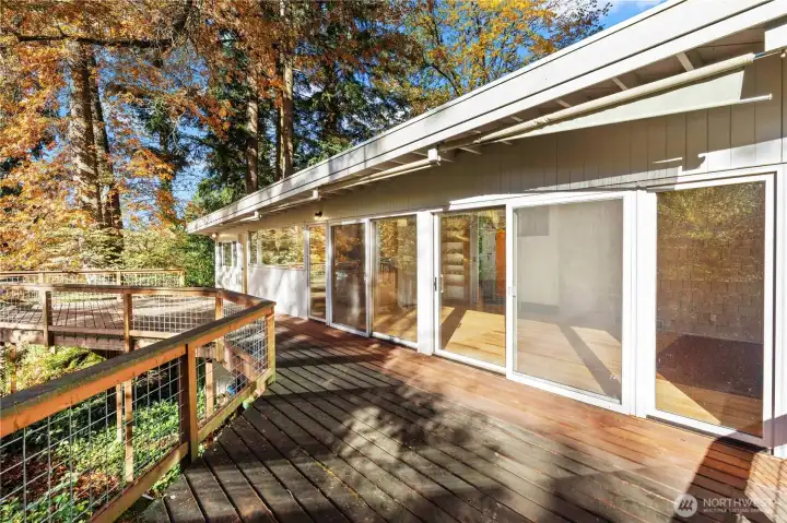 Large deck was replaced around 2017