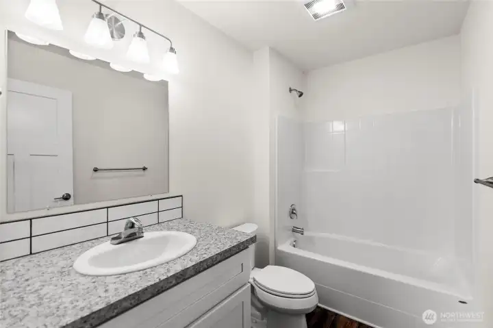 There's also another full bath on the second floor as well!