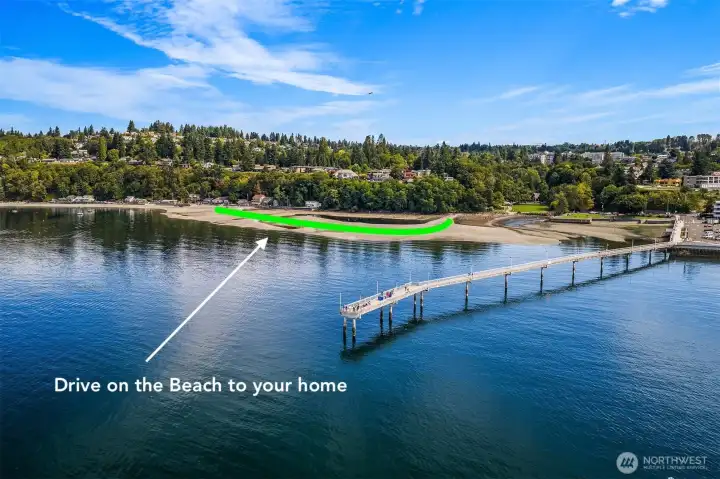 Easy access to drivable path to home.