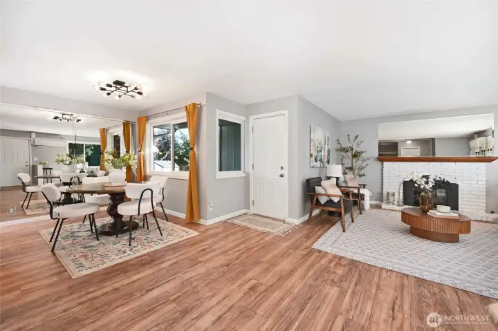 A look at the great room.