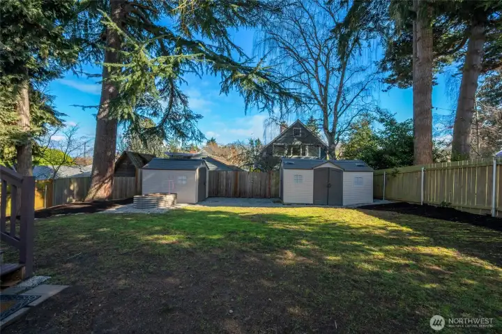 There are 2 sheds that can stay or go if requested.