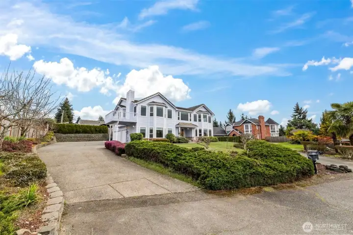 Beautiful 3,455 sf custom built home at the end of a dead-end street.