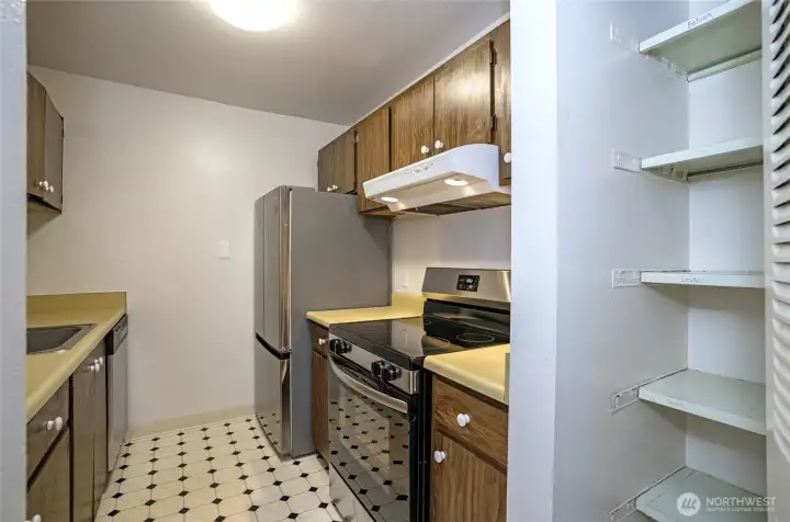 Kitchen with Pantry