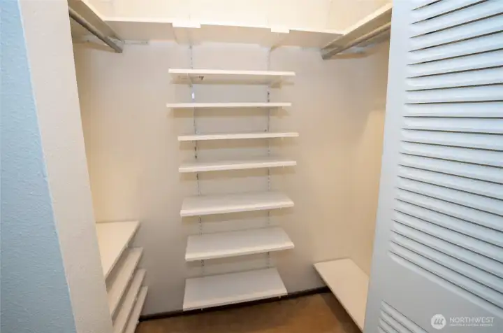 Primary Walk In Closet